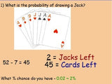 Probability Lesson - Deck of Cards Part 2