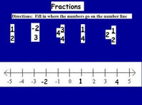 Number line Lesson w/ Worksheet