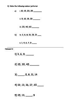 Examples For File Number Pattern FREE - Number Patterns Worksheet - FREE – Engaging Einsteins