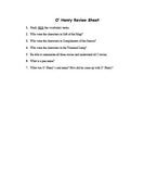O'Henry Stories and Assessment (Test); Christmas Stories