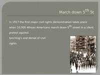 Black History 1915 - 1945 Powerpoint