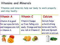 Nutrition - Vitamins w/worksheet