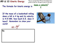 Physics - Energy Transformations Unit (Potential & Kinetic Energy)