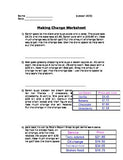 Buying Food - Making Change Word Problems; Real World Math