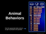 Animals - Who wants to be a millionaire Review