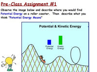 Energy Transformations - Potential Energy w/Worksheet (POWERPOINT)