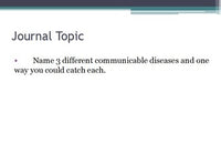Diseases - Stages of Infectious Diseases w/worksheet